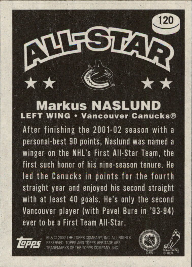 B6682- 2002-03 Topps Heritage Hockey Card #s 1-186 -You Pick- 15+ FREE US SHIP - Picture 219 of 262