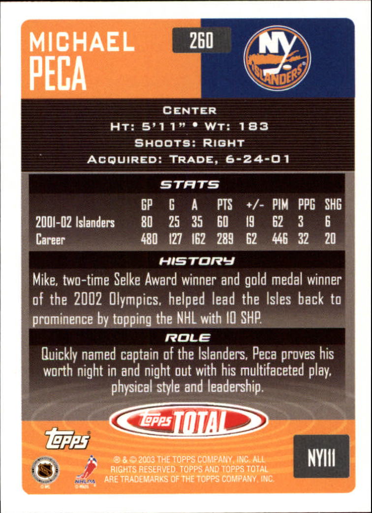 A4574- 2002-03 Topps Total Hk #s 251-440 +Inserts -You Pick- 15+ FREE US SHIP - Picture 21 of 427