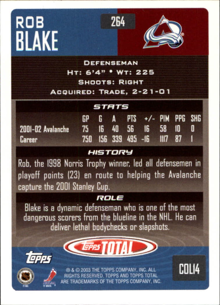 A4574- 2002-03 Topps Total Hk #s 251-440 +Inserts -You Pick- 15+ FREE US SHIP - Picture 29 of 427