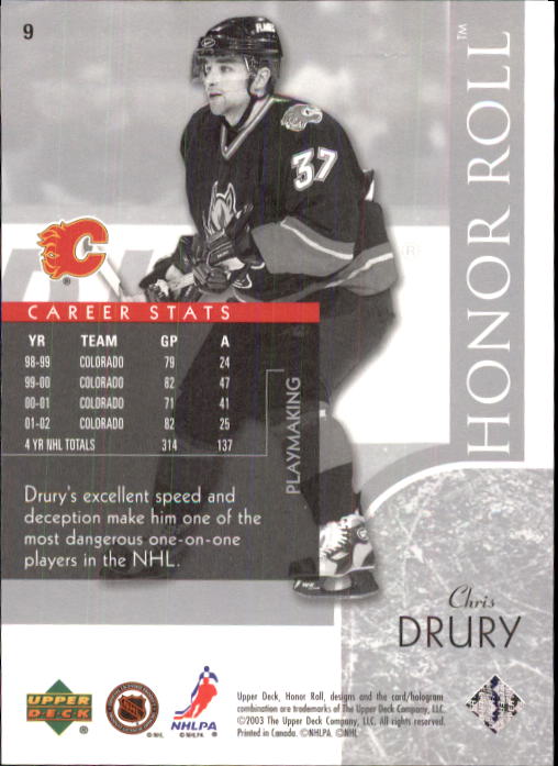 2002-03 Upper Deck Honor Roll - #22 Marty Turco