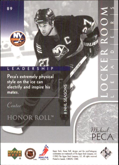 2002-03 Upper Deck Honor Roll - #22 Marty Turco