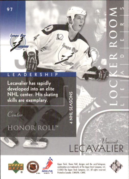 2002-03 Upper Deck Honor Roll - #22 Marty Turco