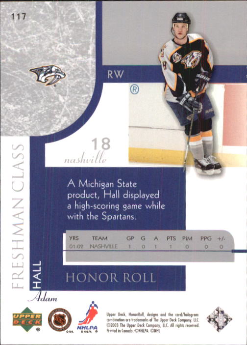 2002-03 Upper Deck Honor Roll - #22 Marty Turco