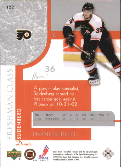 2002-03 Upper Deck Honor Roll - #22 Marty Turco