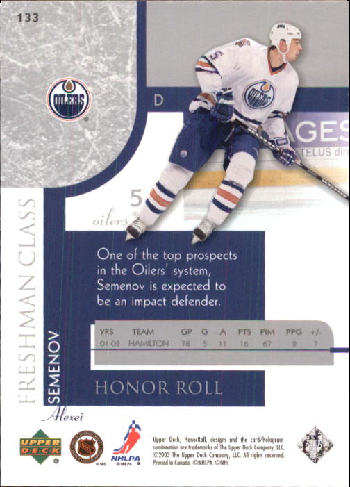 2002-03 Upper Deck Honor Roll - #22 Marty Turco