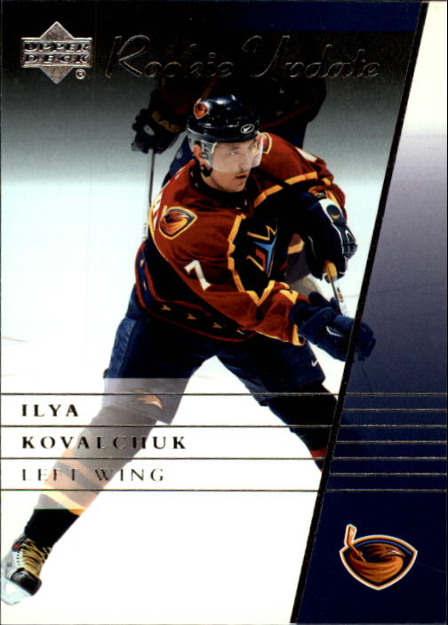 2002-03 Upper Deck Rookie Update #6 Ilya Kovalchuk
