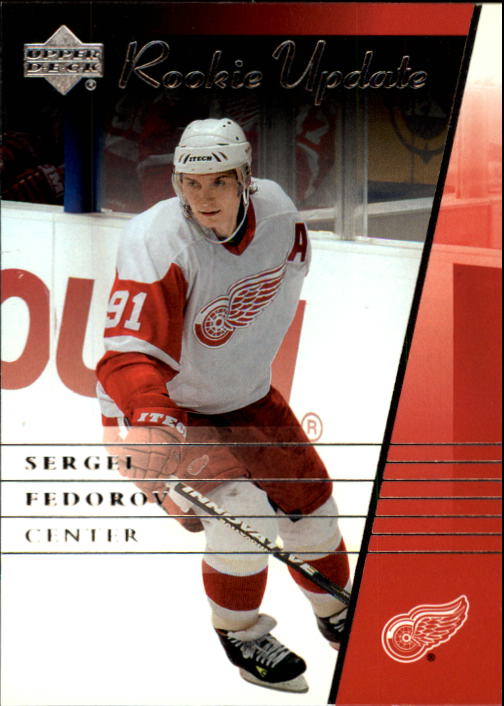 2002-03 Upper Deck Rookie Update #39 Sergei Fedorov