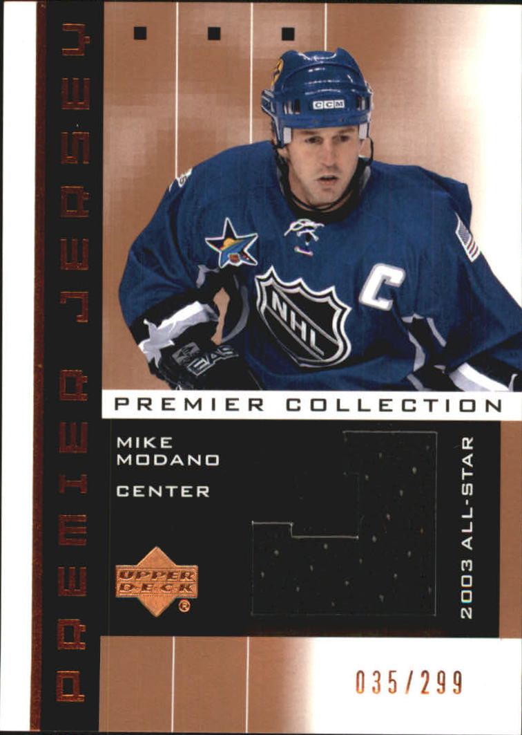 2002-03 UD Premier Collection Jerseys Bronze #MO Mike Modano