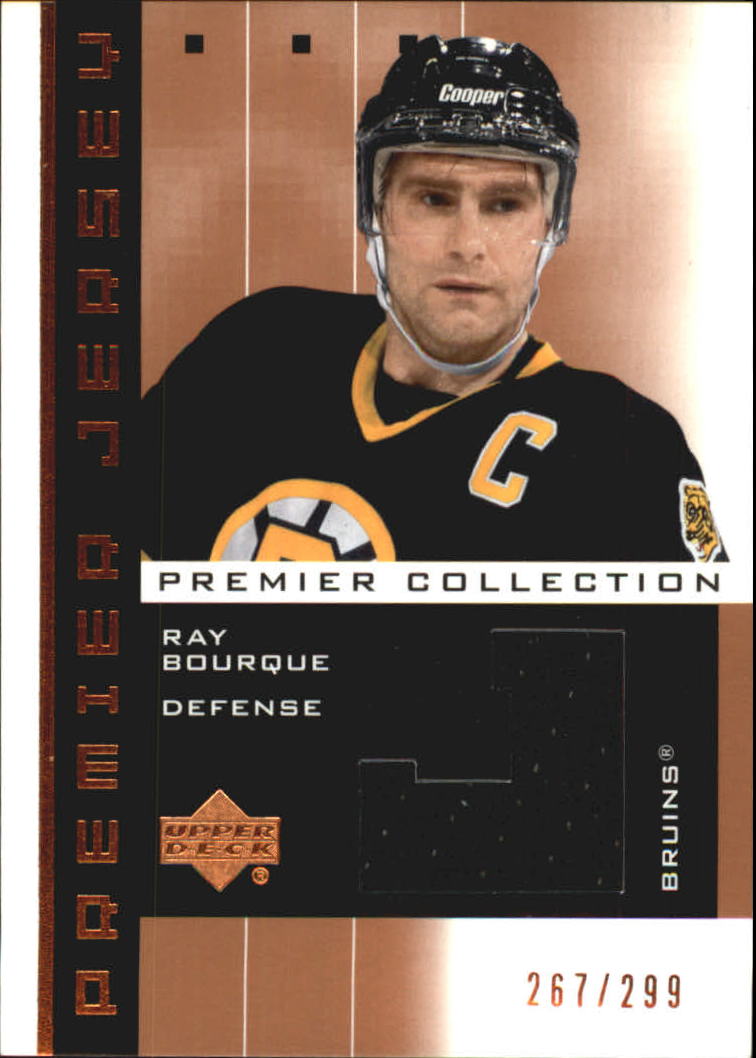 2002-03 UD Premier Collection Jerseys Bronze #RB Ray Bourque