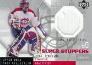 2002-03 UD Mask Collection Super Stoppers Jerseys #SSJT Jose Theodore