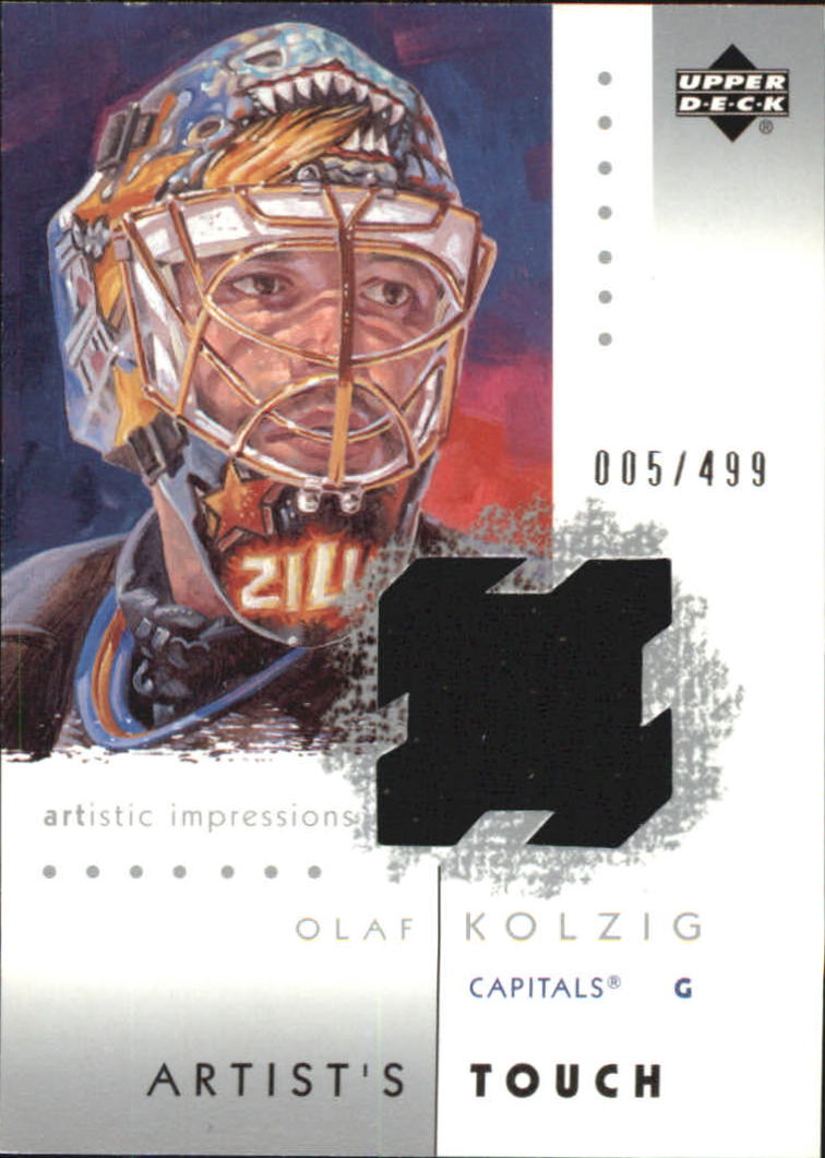 2002-03 UD Artistic Impressions Artist's Touch Jerseys #ATOK Olaf Kolzig