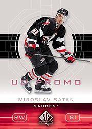 2002-03 SP Authentic UD Promos #10 Miroslav Satan