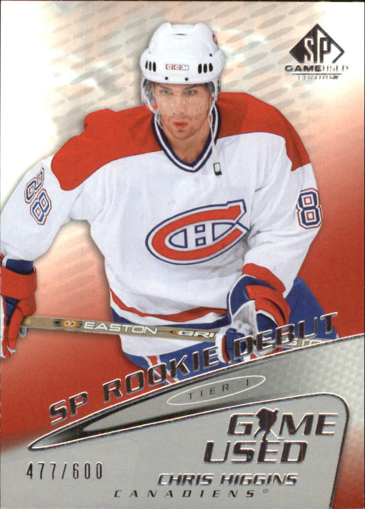 2003-04 SP Game Used Canadiens Hockey Card #66 Chris ...