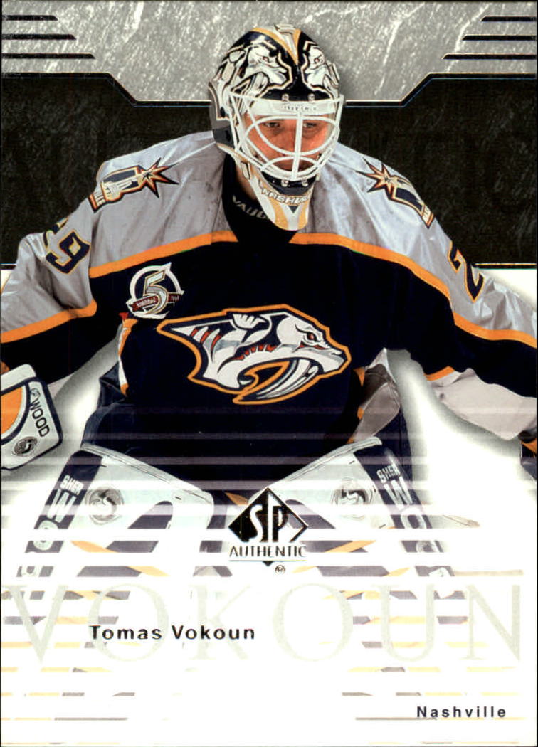 2003-04 SP Authentic #50 Tomas Vokoun