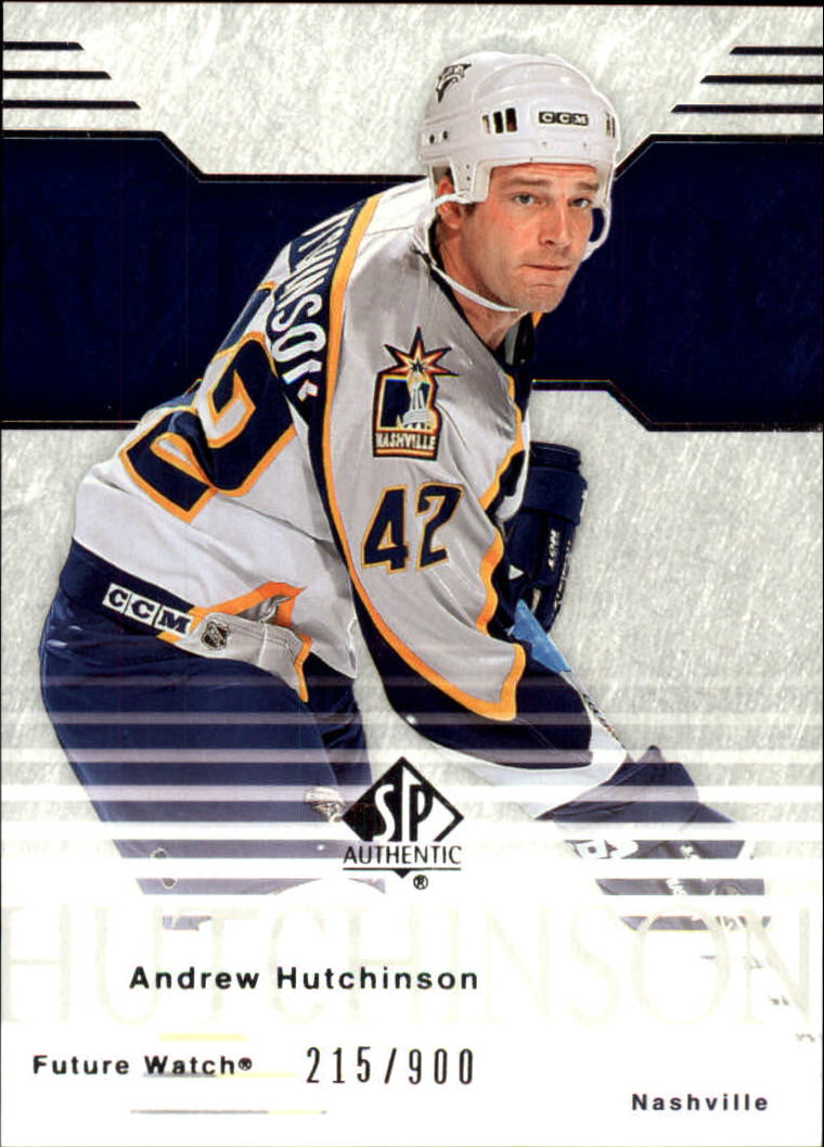 2003-04 SP Authentic #91 Andrew Hutchinson RC
