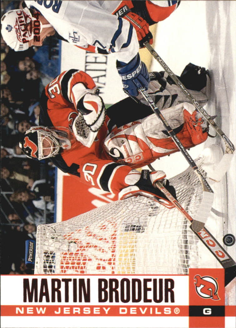 2003-04 Pacific Red #196 Martin Brodeur