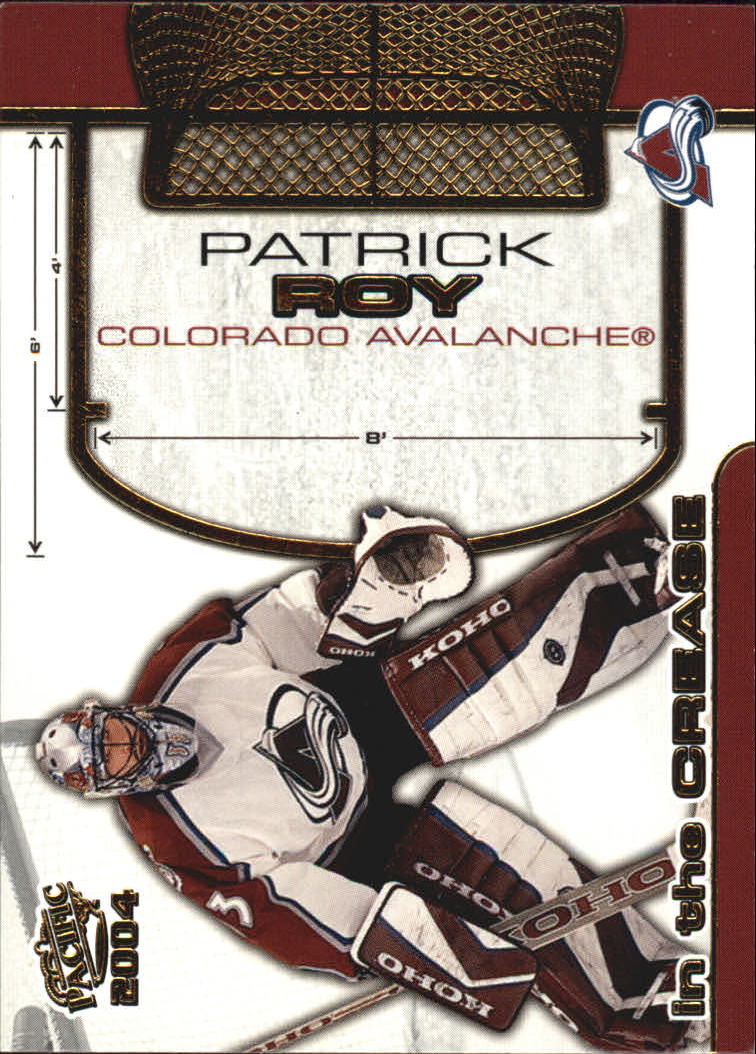 2003-04 Pacific In the Crease #3 Patrick Roy
