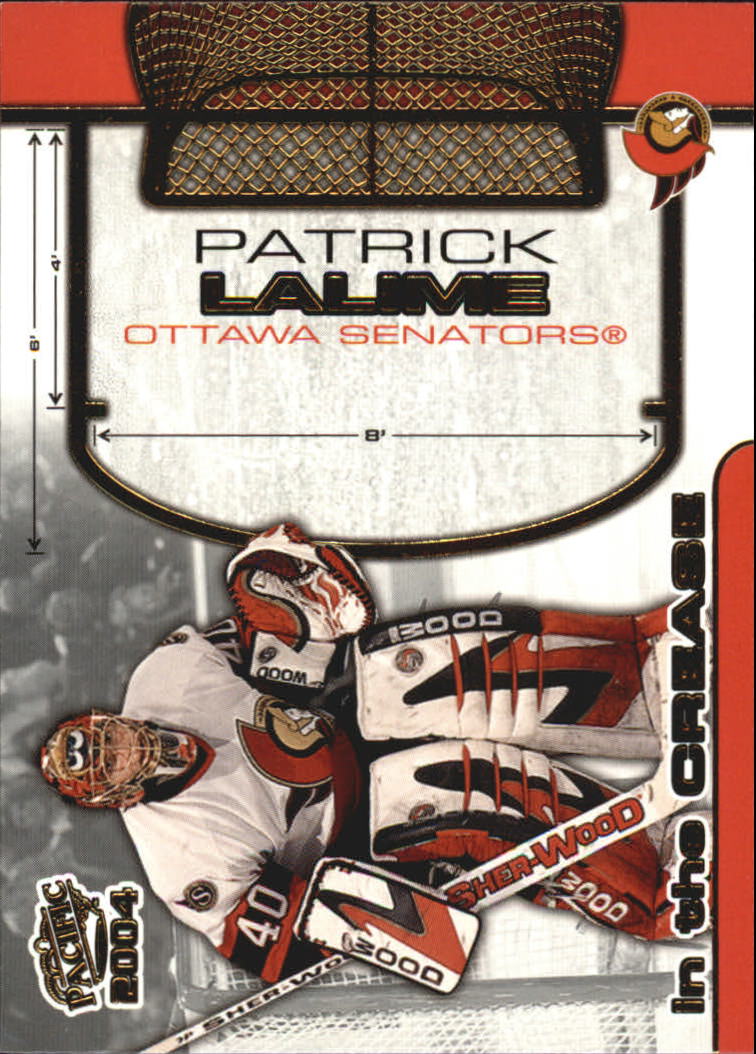 2003-04 Pacific In the Crease #8 Patrick Lalime