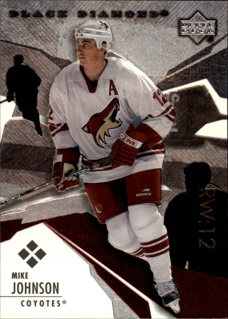 2003-04 Black Diamond #169 Mike Johnson