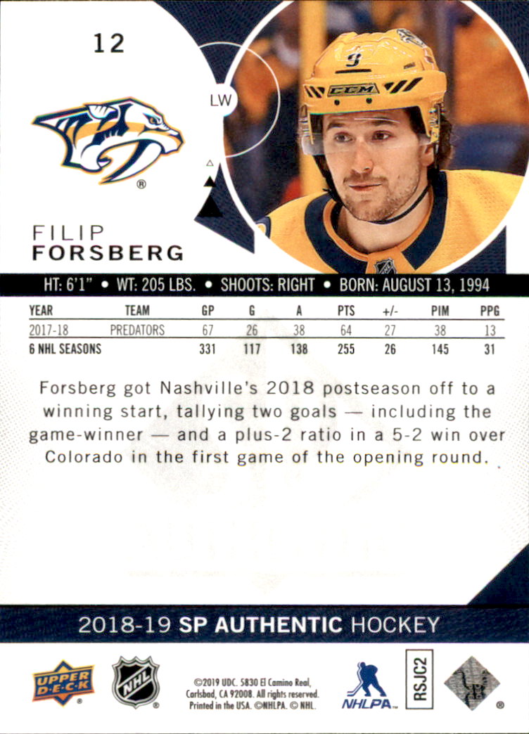 B2934- 2018-19 SP Authentic Hk #s 1-116 +Inserts -You Pick- 15+ FREE US SHIP - Picture 19 of 155