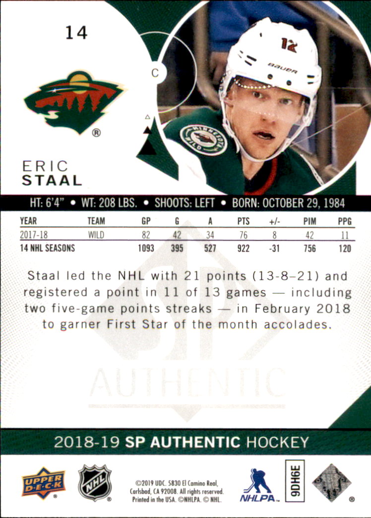 B2934- 2018-19 SP Authentic Hk #s 1-116 +Inserts -You Pick- 15+ FREE US SHIP - Picture 21 of 155