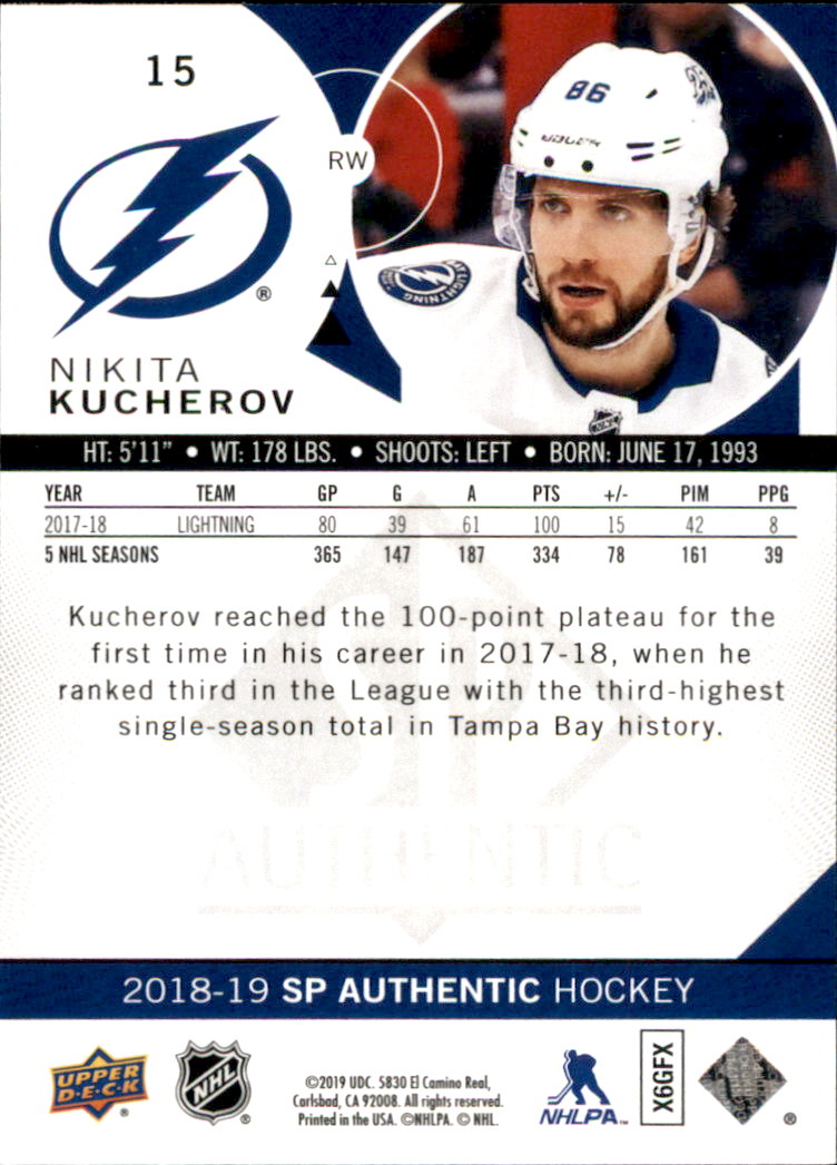 B2934- 2018-19 SP Authentic Hk #s 1-116 +Inserts -You Pick- 15+ FREE US SHIP - Picture 23 of 155
