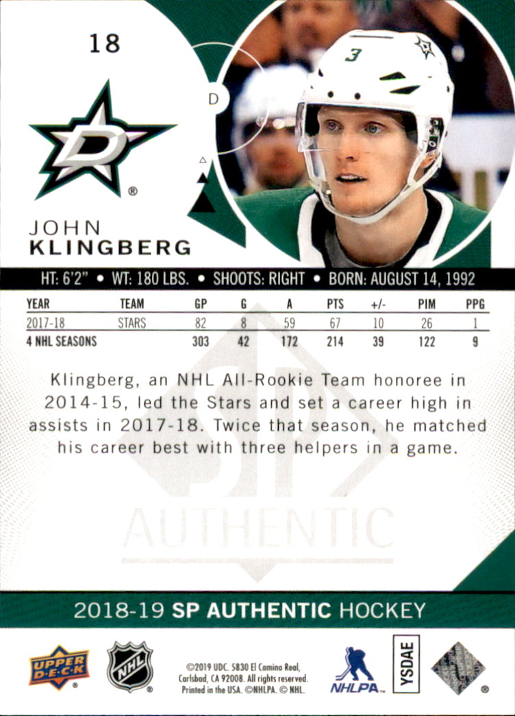 B2934- 2018-19 SP Authentic Hk #s 1-116 +Inserts -You Pick- 15+ FREE US SHIP - Picture 29 of 155