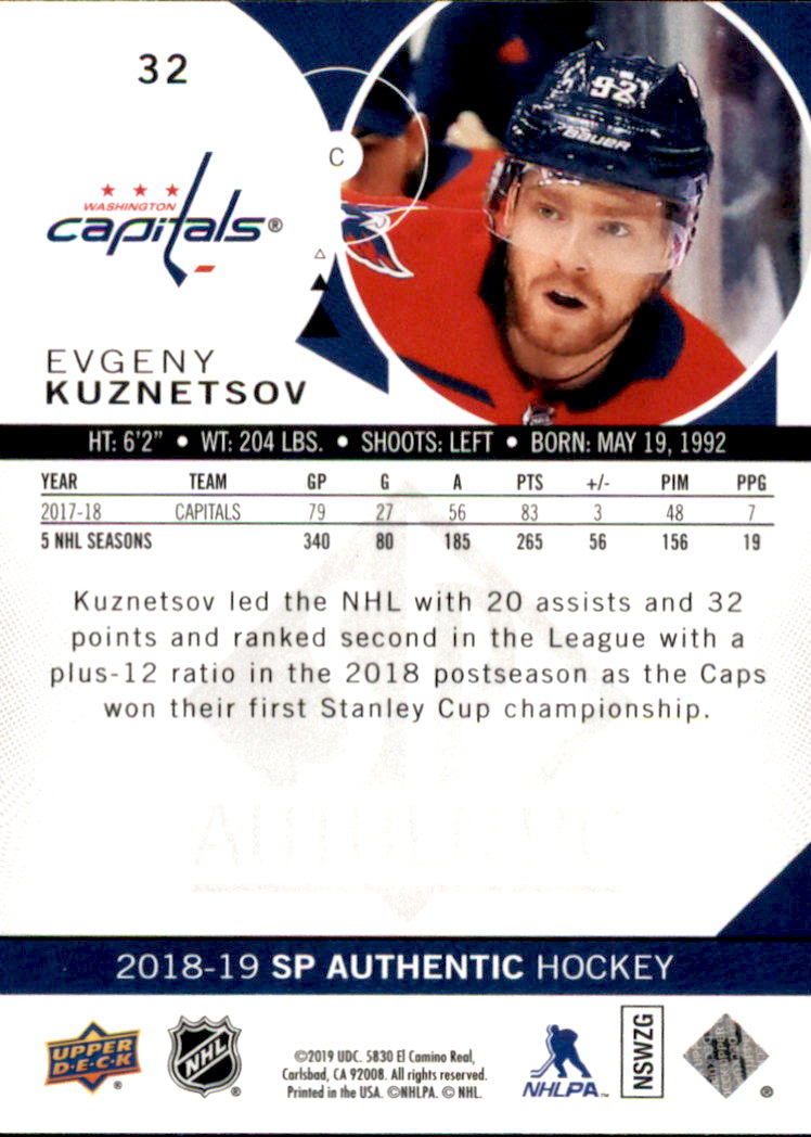 B2934- 2018-19 SP Authentic Hk #s 1-116 +Inserts -You Pick- 15+ FREE US SHIP - Picture 53 of 155