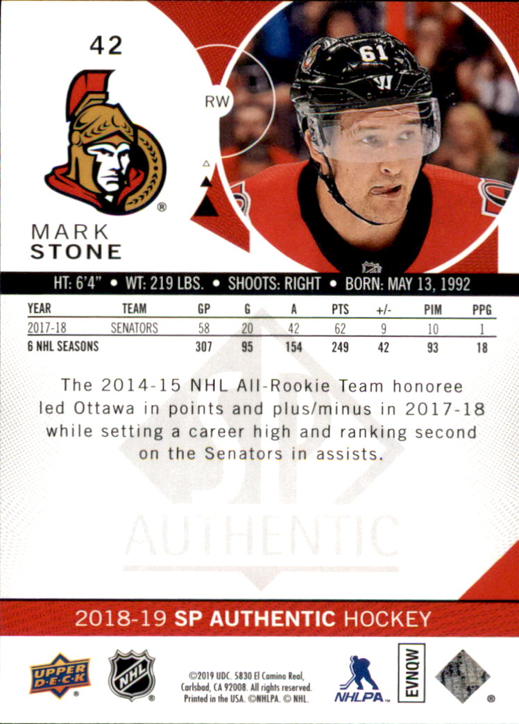 B2934- 2018-19 SP Authentic Hk #s 1-116 +Inserts -You Pick- 15+ FREE US SHIP - Picture 69 of 155