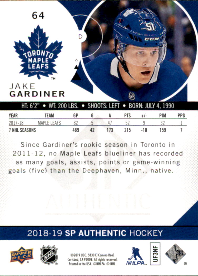 B2934- 2018-19 SP Authentic Hk #s 1-116 +Inserts -You Pick- 15+ FREE US SHIP - Picture 95 of 155
