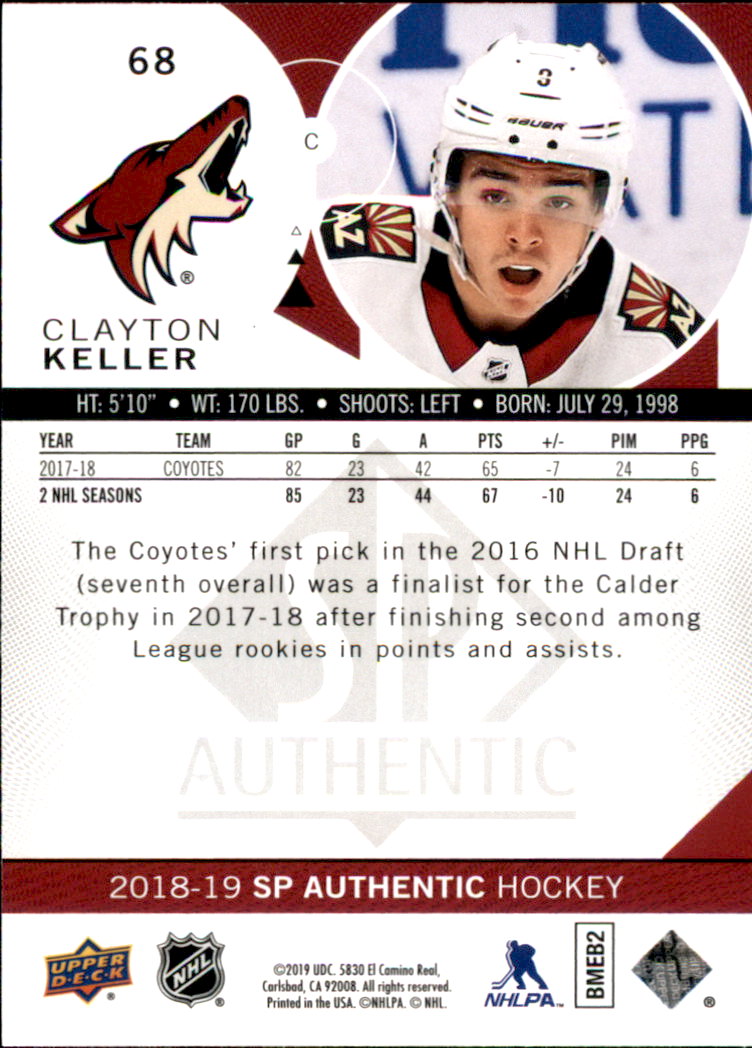 B2934- 2018-19 SP Authentic Hk #s 1-116 +Inserts -You Pick- 15+ FREE US SHIP - Picture 101 of 155