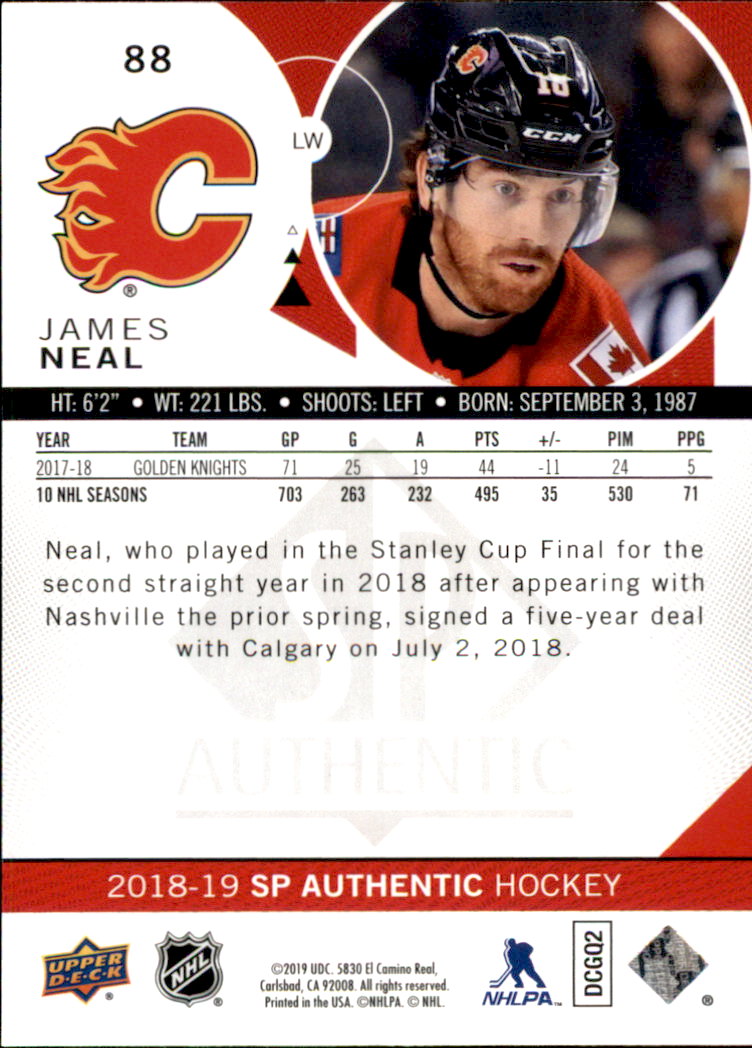 B2934- 2018-19 SP Authentic Hk #s 1-116 +Inserts -You Pick- 15+ FREE US SHIP - Picture 135 of 155