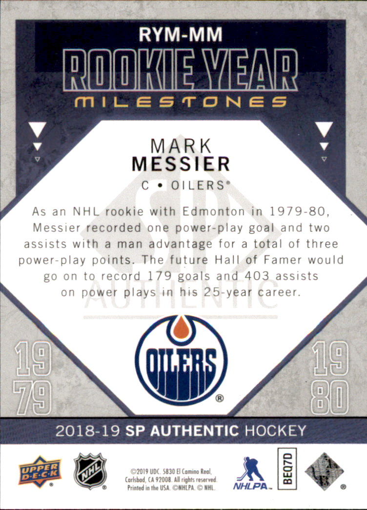 B2934- 2018-19 SP Authentic Hk #s 1-116 +Inserts -You Pick- 15+ FREE US SHIP - Picture 155 of 155