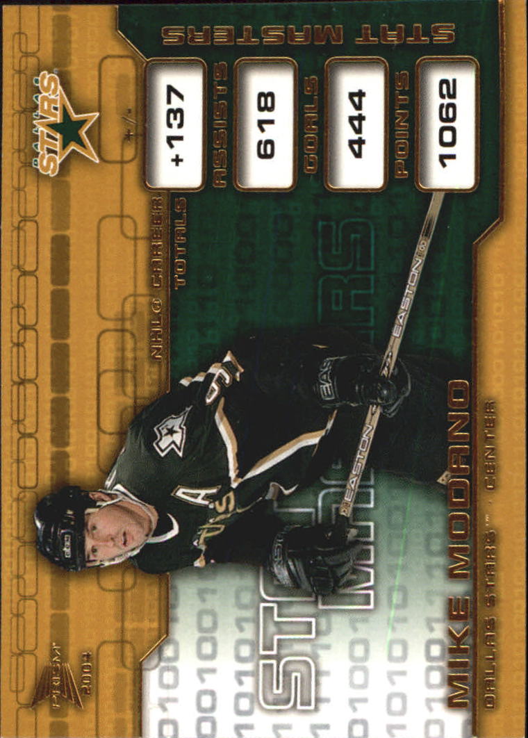 2003-04 Pacific Prism Stat Masters #5 Mike Modano