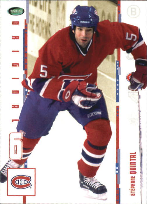 2003-04 Parkhurst Original Six Montreal #26 Stephane Quintal