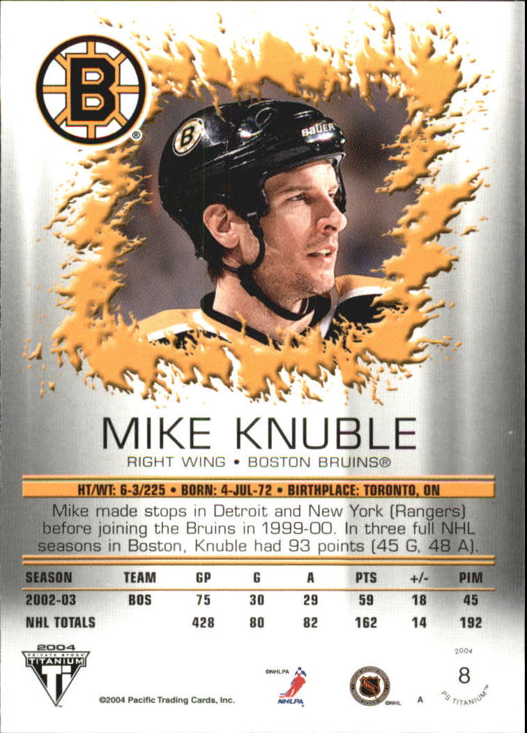 A8034- 2003-04 Titanium Retail Hockey Cards 1-140 -You Pick- 15+ FREE US SHIP - Picture 11 of 224