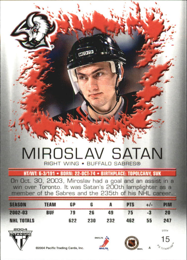 A8034- 2003-04 Titanium Retail Hockey Cards 1-140 -You Pick- 15+ FREE US SHIP - Picture 23 of 224