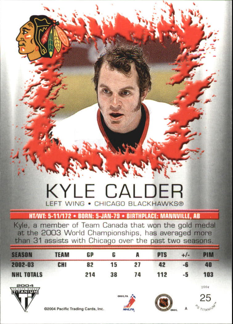 A8034- 2003-04 Titanium Retail Hockey Cards 1-140 -You Pick- 15+ FREE US SHIP - Picture 43 of 224