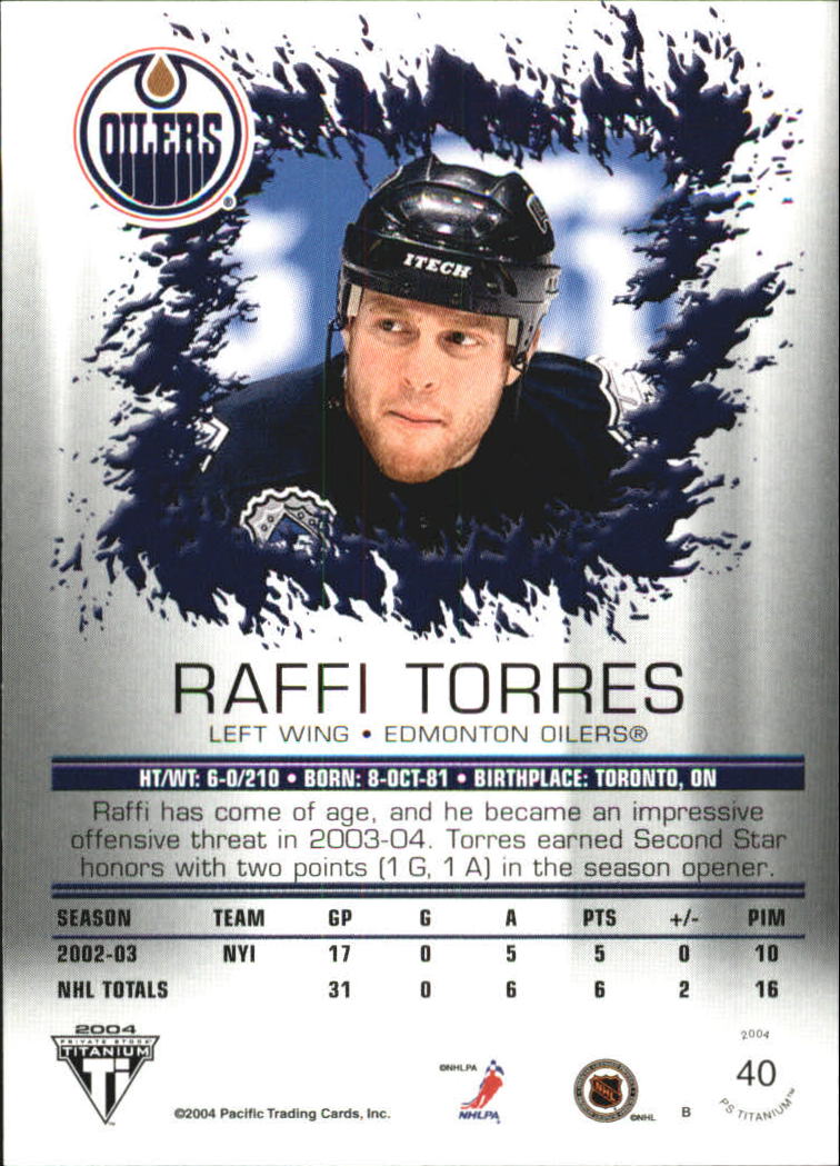 A8034- 2003-04 Titanium Retail Hockey Cards 1-140 -You Pick- 15+ FREE US SHIP - Picture 70 of 224