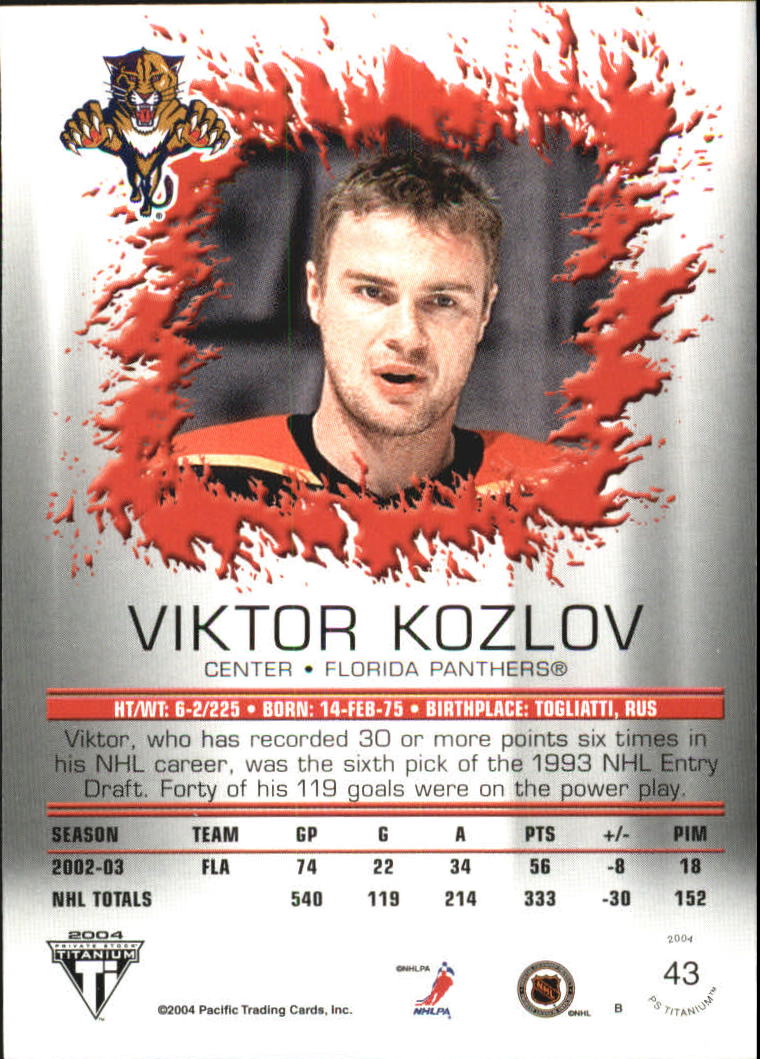 A8034- 2003-04 Titanium Retail Hockey Cards 1-140 -You Pick- 15+ FREE US SHIP - Picture 76 of 224