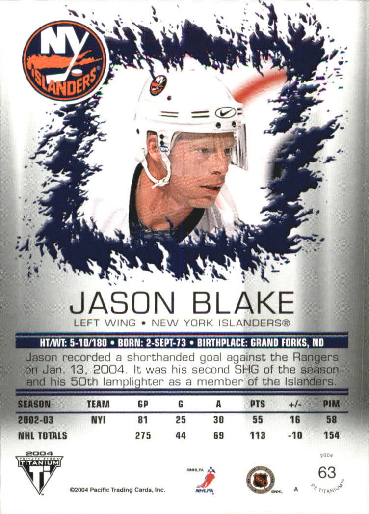 A8034- 2003-04 Titanium Retail Hockey Cards 1-140 -You Pick- 15+ FREE US SHIP - Picture 108 of 224
