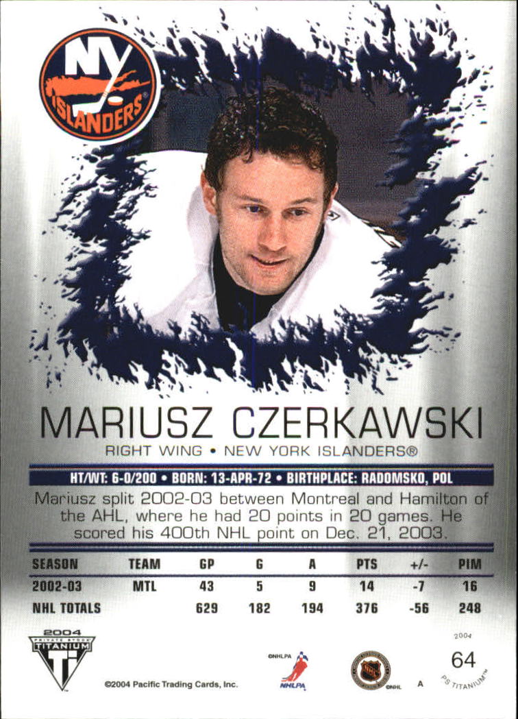 A8034- 2003-04 Titanium Retail Hockey Cards 1-140 -You Pick- 15+ FREE US SHIP - Picture 110 of 224