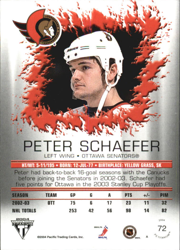 A8034- 2003-04 Titanium Retail Hockey Cards 1-140 -You Pick- 15+ FREE US SHIP - Picture 124 of 224