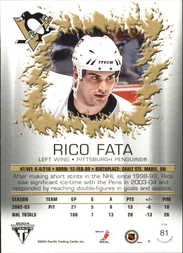 A8034- 2003-04 Titanium Retail Hockey Cards 1-140 -You Pick- 15+ FREE US SHIP - Picture 136 of 224