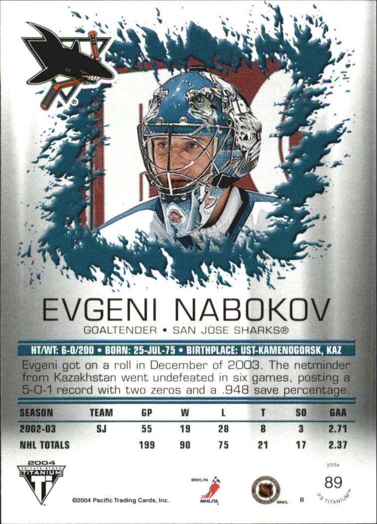 A8034- 2003-04 Titanium Retail Hockey Cards 1-140 -You Pick- 15+ FREE US SHIP - Picture 152 of 224