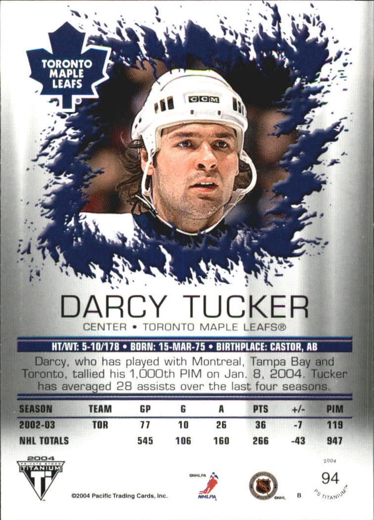 A8034- 2003-04 Titanium Retail Hockey Cards 1-140 -You Pick- 15+ FREE US SHIP - Picture 162 of 224