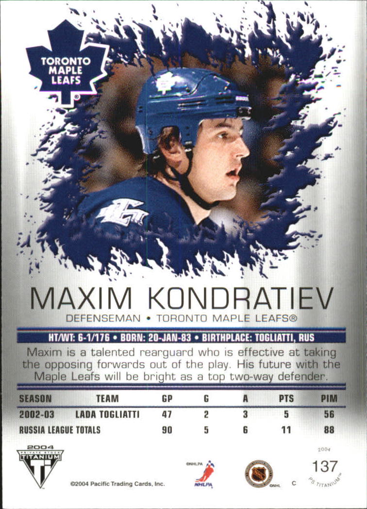 A8034- 2003-04 Titanium Retail Hockey Cards 1-140 -You Pick- 15+ FREE US SHIP - Picture 222 of 224