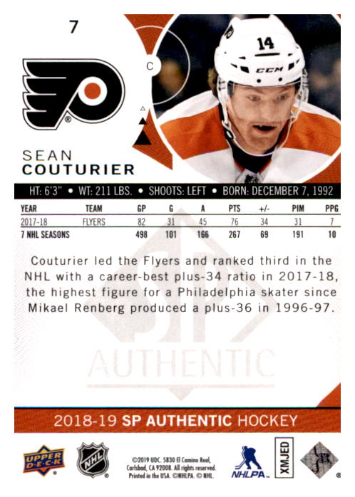 B0635- 2018-19 SP Hockey Card #s 1-140 +Parallels -You Pick- 15+ FREE US SHIP - Picture 11 of 275