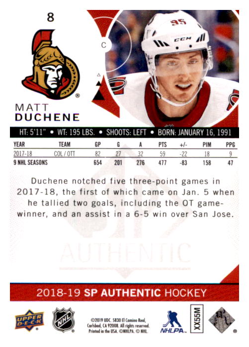 B0635- 2018-19 SP Hockey Card #s 1-140 +Parallels -You Pick- 15+ FREE US SHIP - Picture 13 of 275