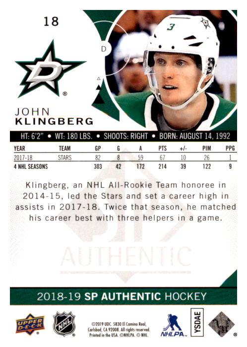 B0635- 2018-19 SP Hockey Card #s 1-140 +Parallels -You Pick- 15+ FREE US SHIP - Picture 34 of 275